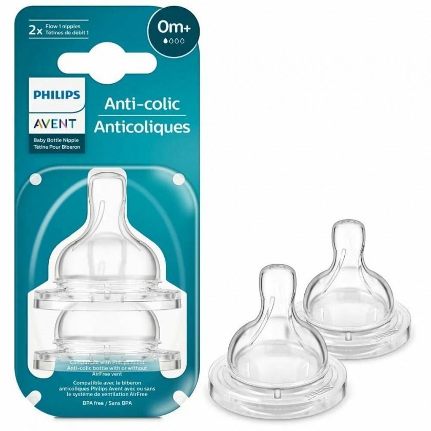 Соска Philips Anti-colic (2 шт., с 1 мес.) SCY762/02