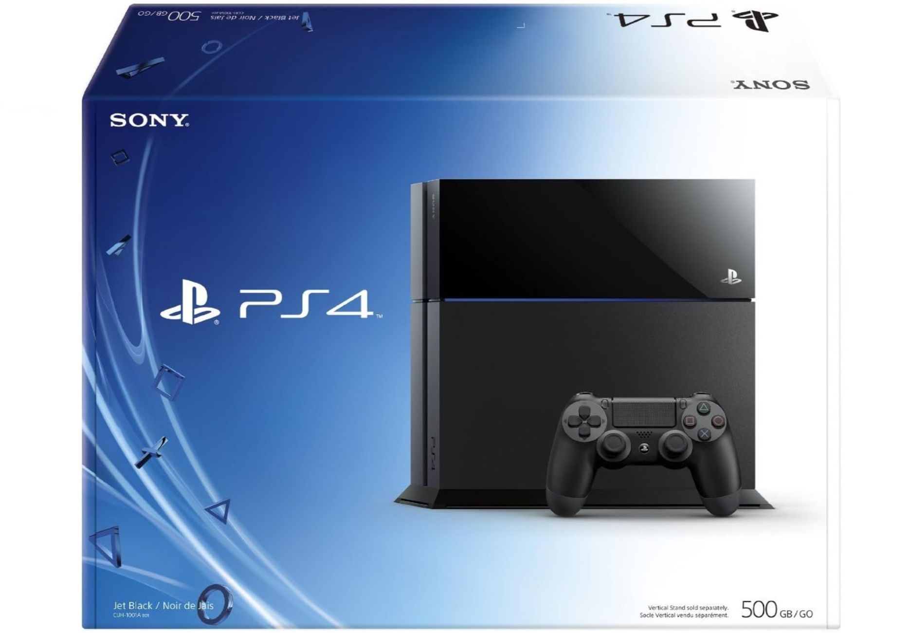 Игровая приставка Sony PlayStation 4 FAT 500GB PS4 Черная Black Глянцевая. Товар уцененный