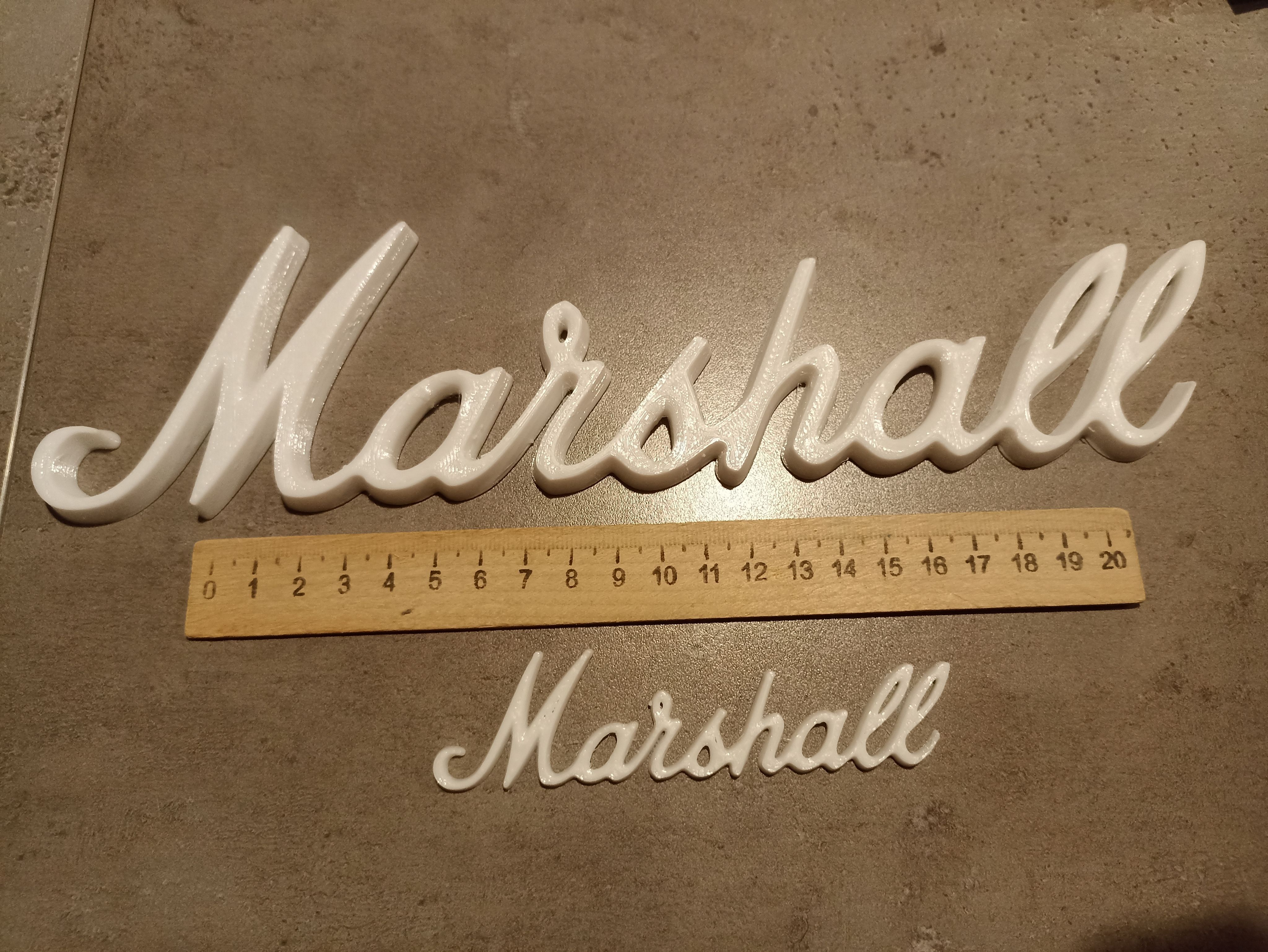 Эмблема Marshall логотип 11 см и 28 см