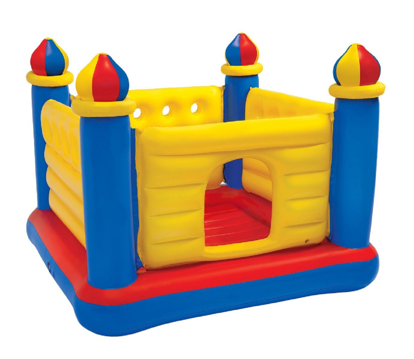 Надувной детский игровой центр-батут "Jump-O-Lene Castle Bouncer" 175х175х135 см, Intex 48259