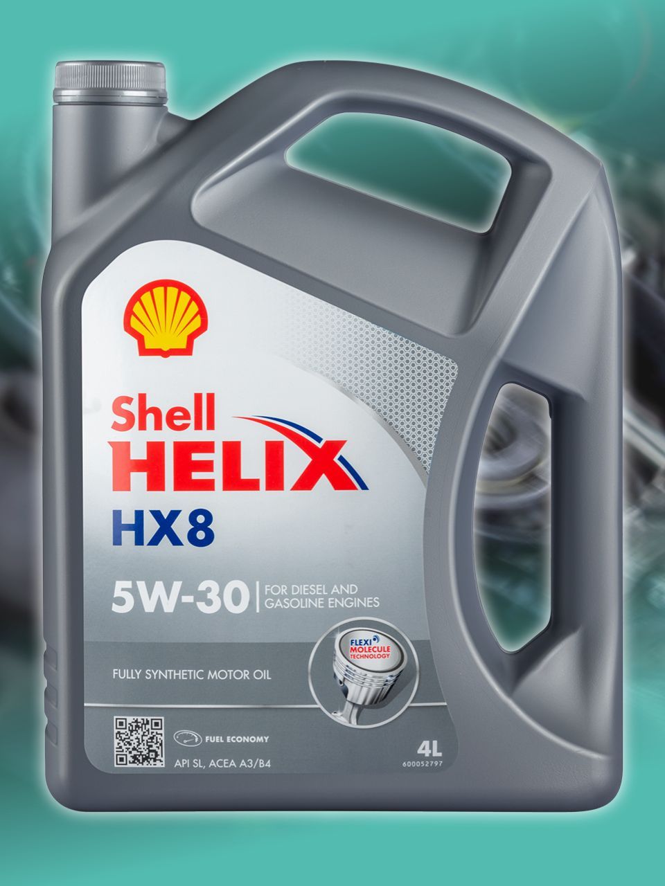 Shell моторное масло shell 5W-30 Масло моторное, Синтетическое, 4 л