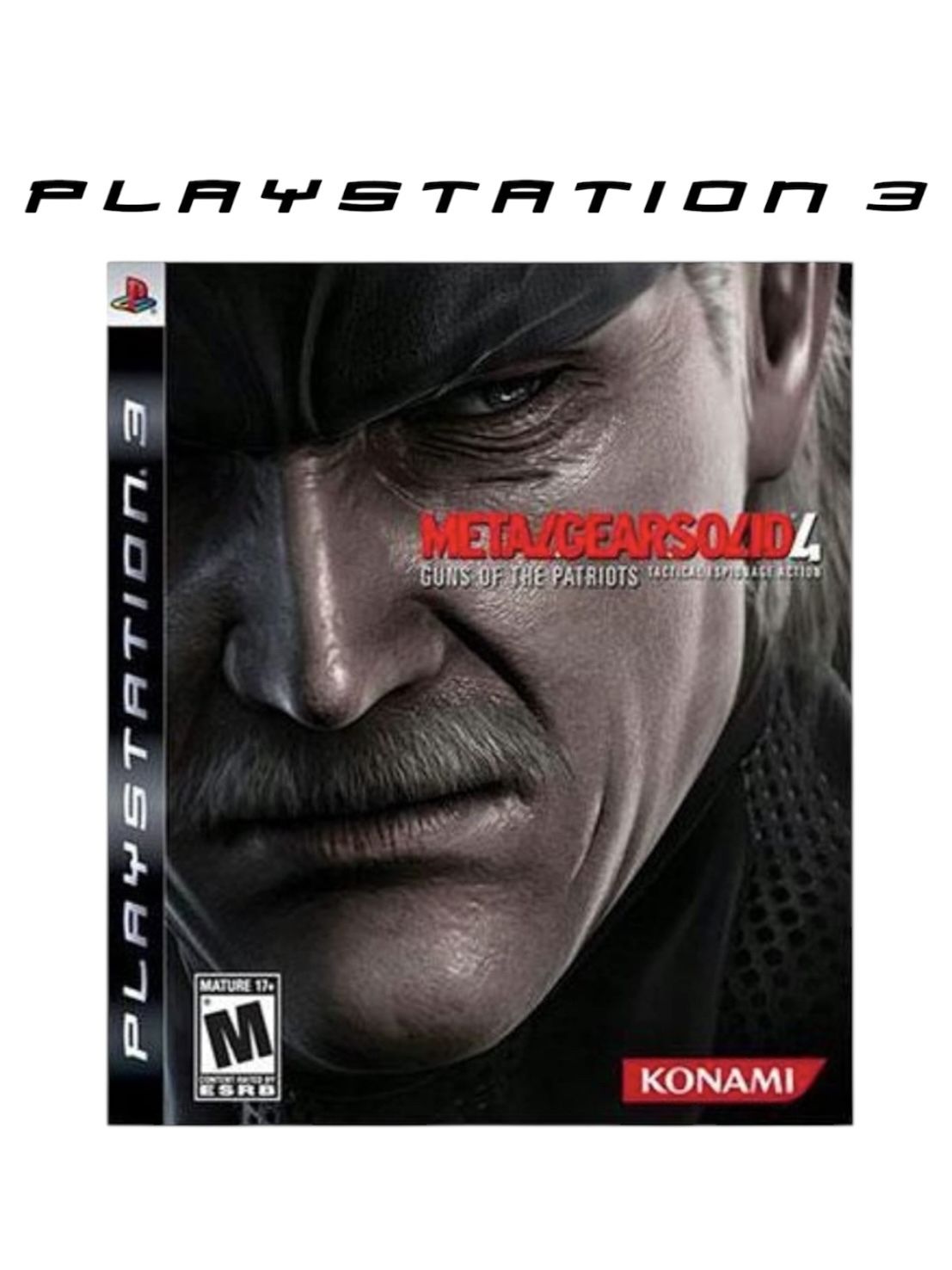 Игра Metal Gear Solid 4-PS3 (PlayStation 3, Оригинальный)