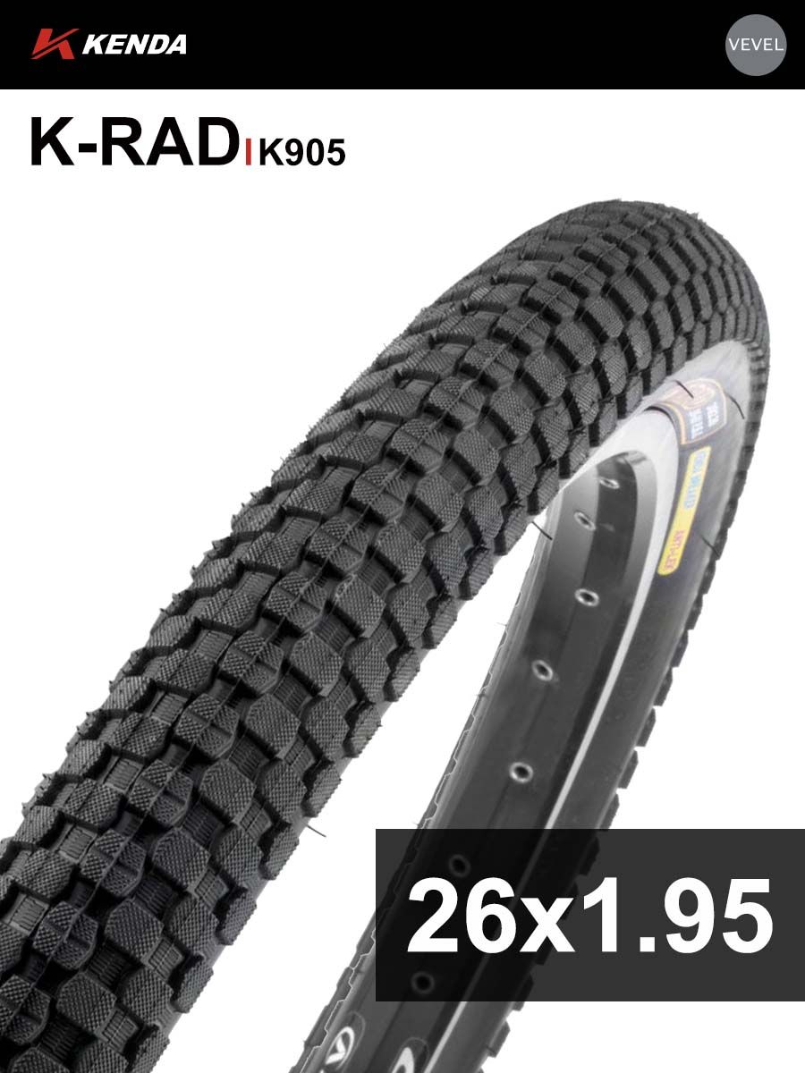 ПокрышкавелосипеднаяKENDAK-RADK90526х1,95(50-559)