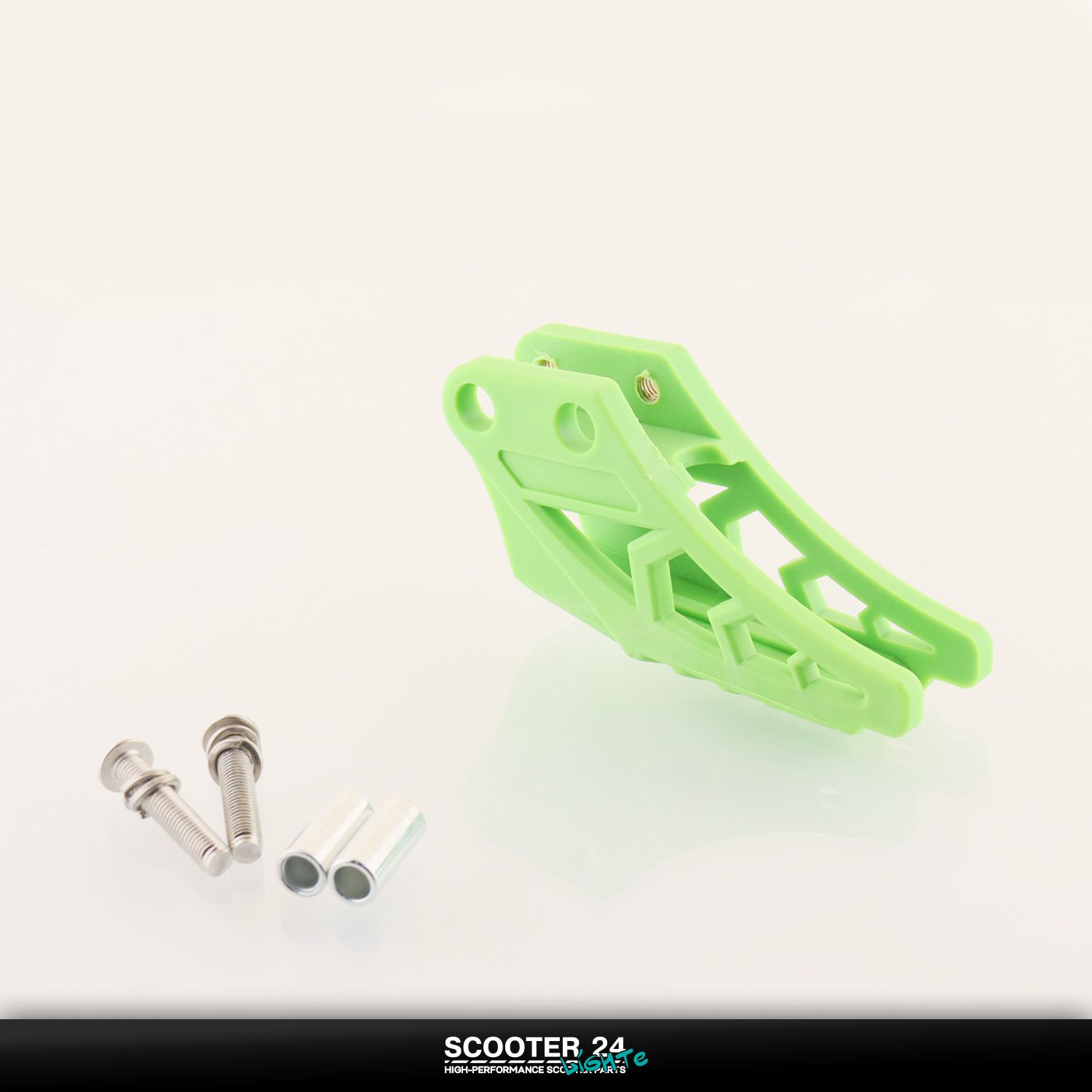 Успокоитель приводной цепи ловушка зеленая на питбайк KAYO / Irbis TTR / Кайо и Ирбис ТТР для мотоцикла