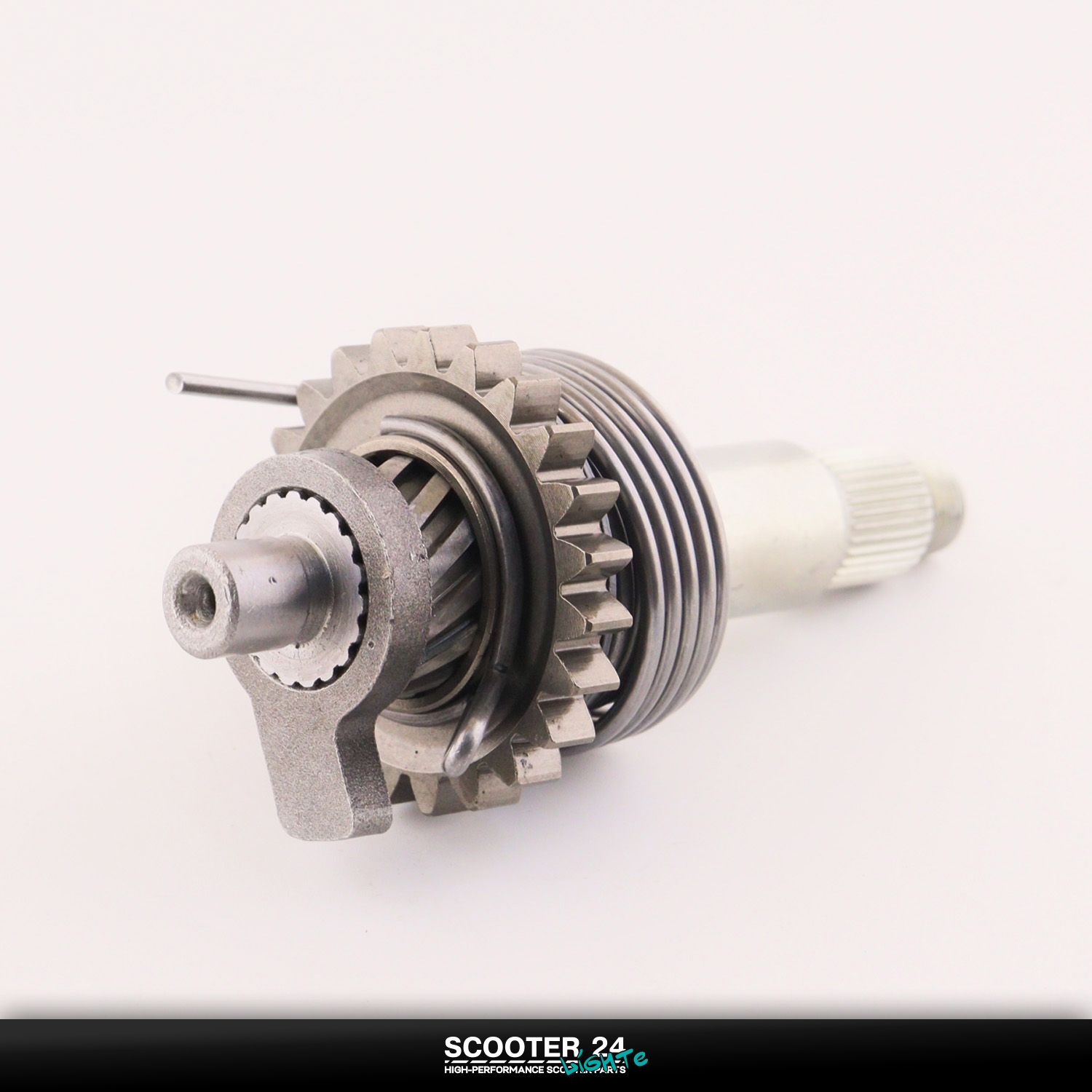 Вал заводной секстор кикстартера Yamaha YBR 125 "SDTW" на мотоцикл и мопед Ямаха ЮБР