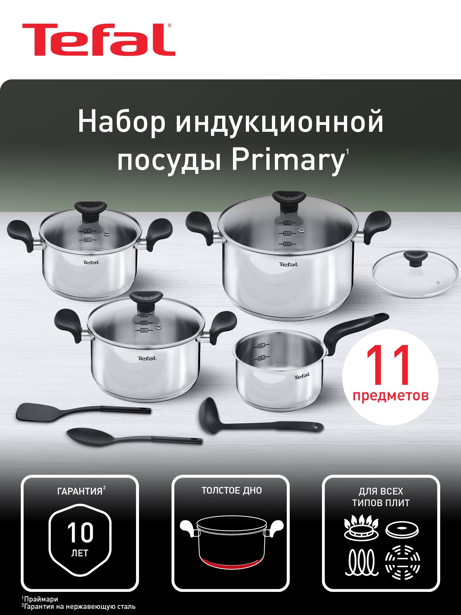 Наборыкастрюльизнержавеющейстали