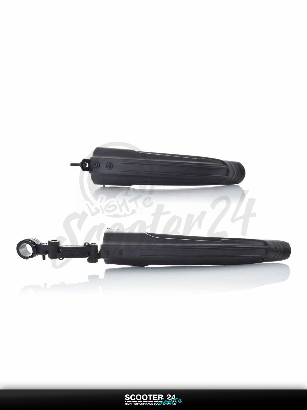 Крылья брызговики для велосипедов пластмасс (черные) #DNB-002 универсальные