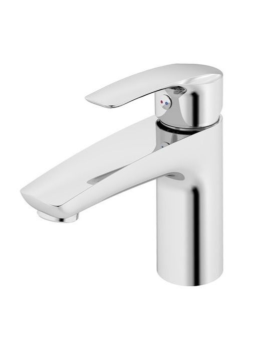 Фото товара на маркетплейсе ozon Смеситель для раковины IDDIS, латунь, глянцевый хром, Ray, RAYSB00i01