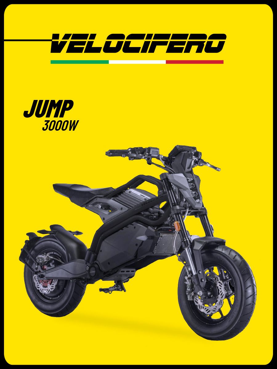 VelociferoЭлектроскутерJUMP3000W,серый