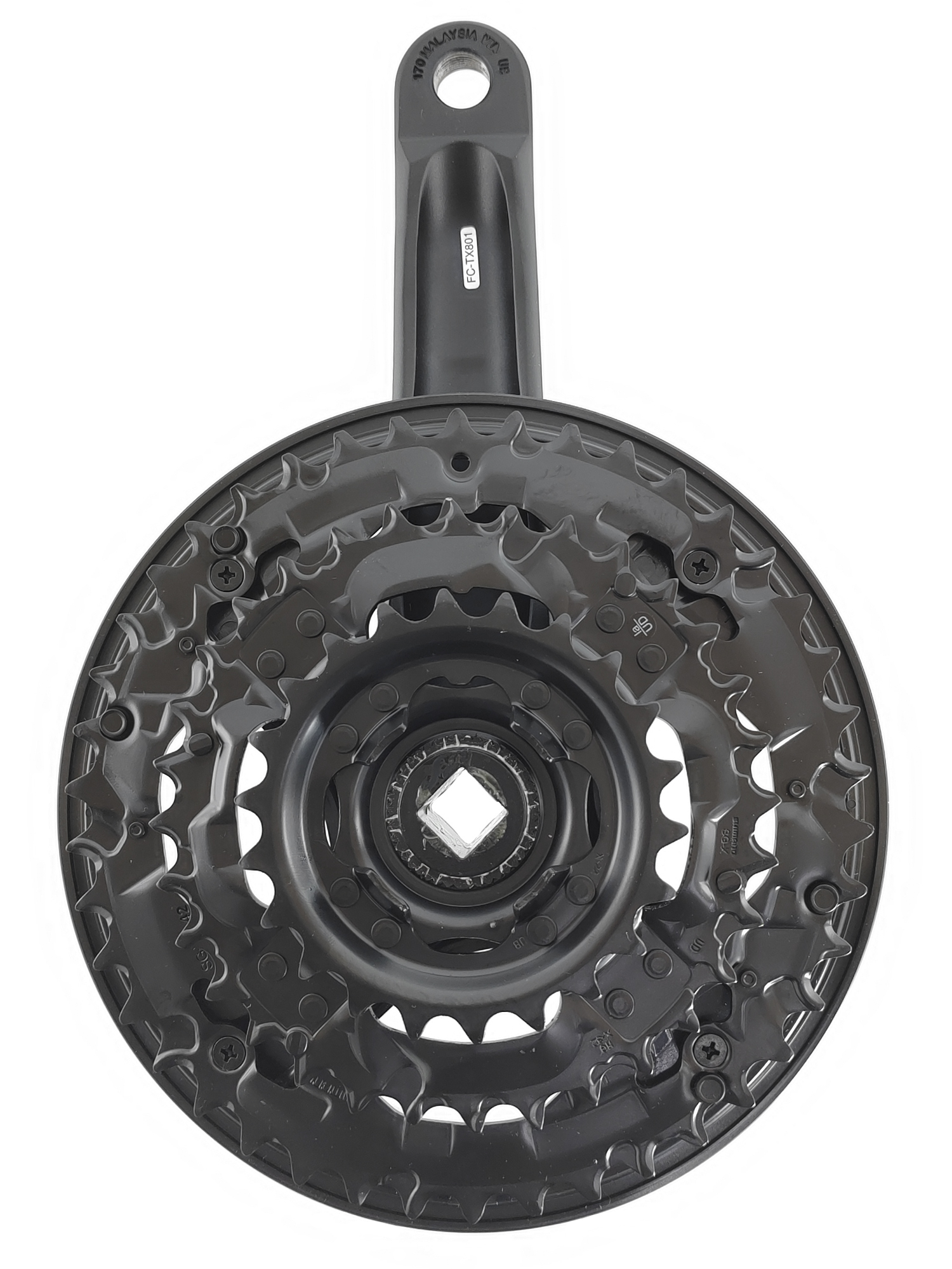 Shimano Шатуны для велосипедов FC-TX801, 170 мм, звезды 42/32/22 с защитой — Каталог Ozon — фото 2