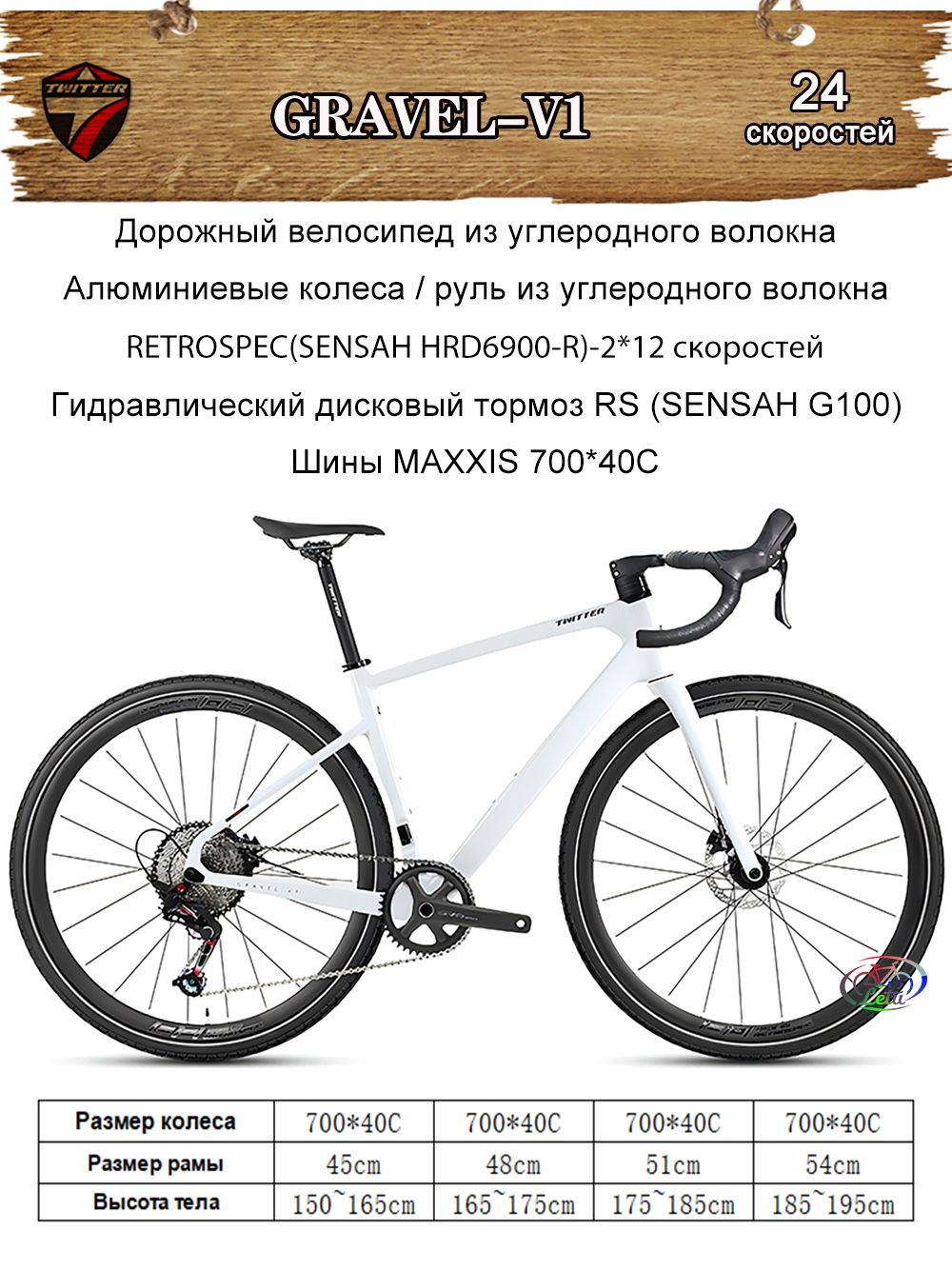 TwitterВелосипедГравийный,GRAVEL-V1-2025