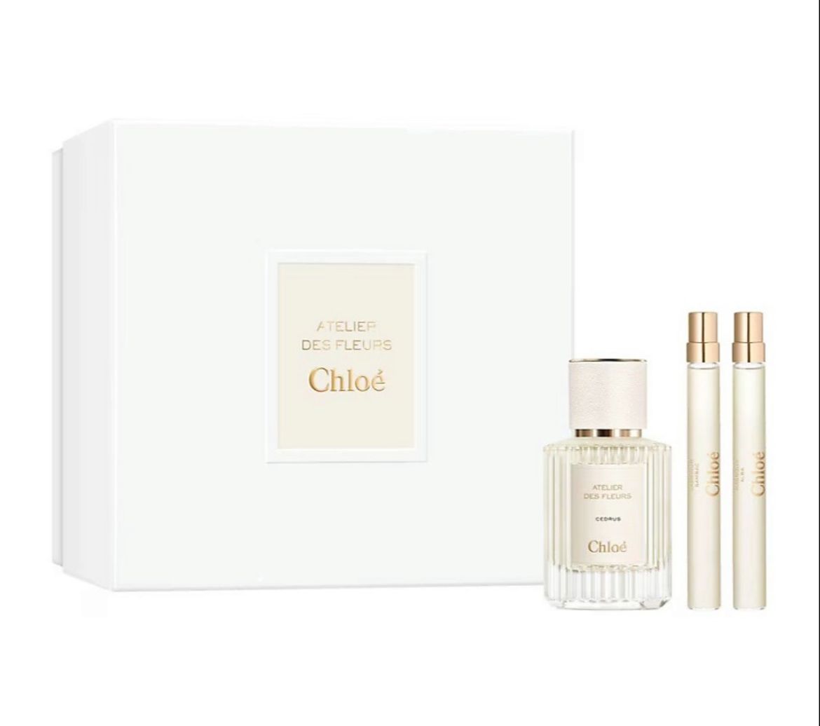 CHLOE ATELIER DES FLEURS CEDRUS Парфюмерный набор 50 мл + 10 мл MAGNOLIA ALBA + JASMINUM SAMBAC Chloe
