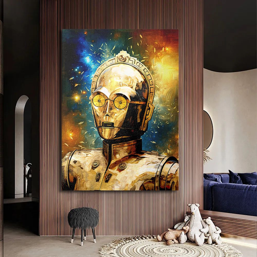 C-3PO / Звездные Войны, 20х30 см. Картина в интерьер / на стену, Поп арт  #1