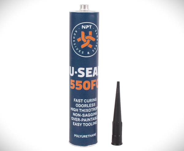 Герметик шовный, полиуретановый, черный, 310мл /1шт/, U-Seal 550FC ...