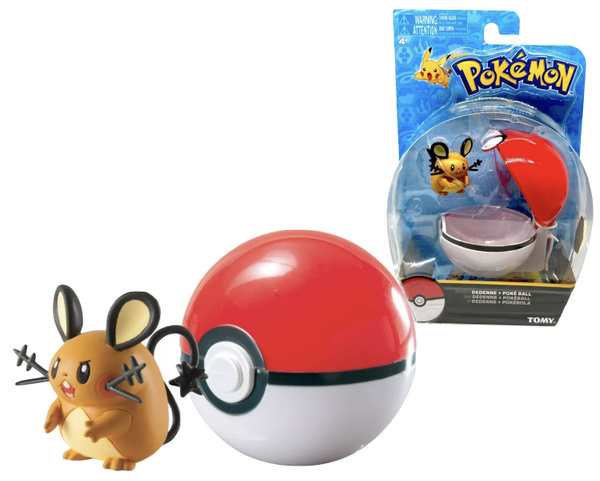 Набор фигурка Покемон ДЕДЕННЕ и Поке-Болл Pokemon DEDENNE & Poke Ball ...