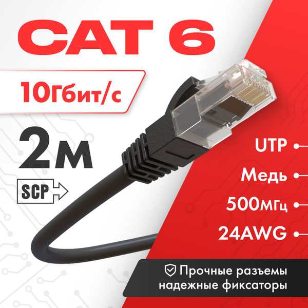 Кабель RJ-45 Ethernet (Cat. 6) SCP Cat_RJ-45 Ethernet (Cat. 6) - купить ...