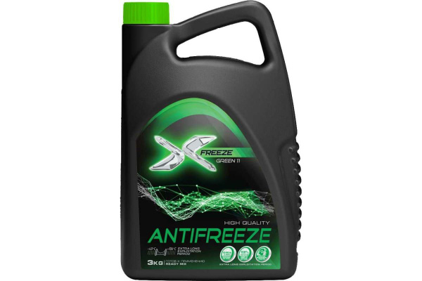 Антифриз X-Freeze зеленый Green G-11, Готовый раствор купить по ...