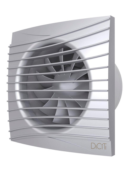 SILENT 4C Gray metal вентилятор вытяжной бесшумный, диаметр 100 мм, c ...