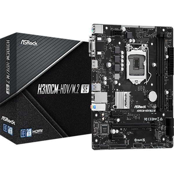 Материнская плата ASRock H310M-HDV/M.2 купить по низкой цене с ...
