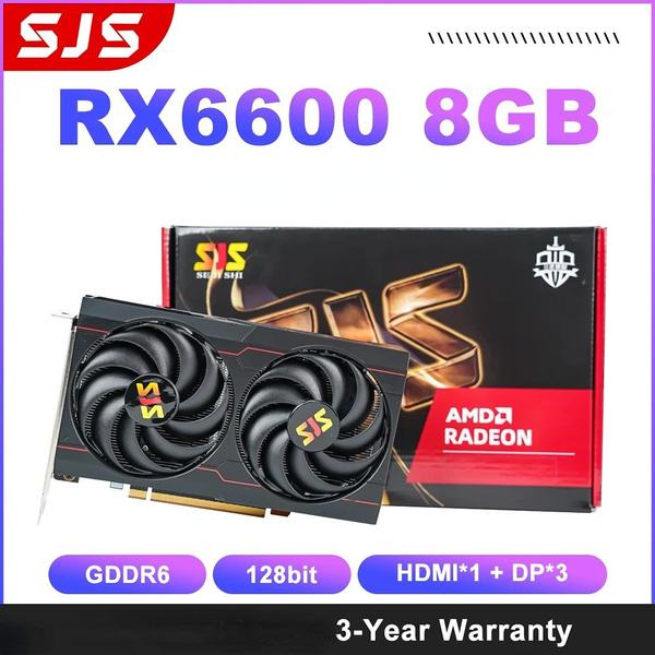 Видеокарта SJS Radeon RX 6600, 8 ГБ - купить по низким ценам в интернет ...