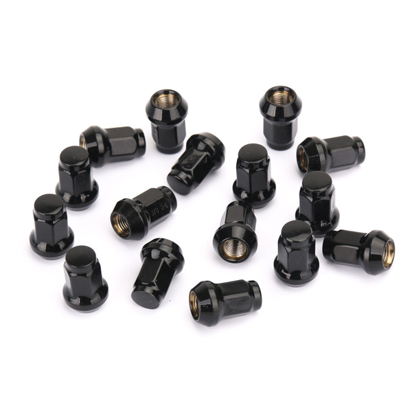 Areyourshop 16 шт. Черные колесные гайки 3/8 "24 конические для Polaris ...