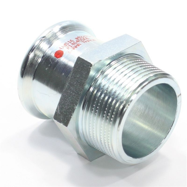 Переходник 42-1 1/2", Sanha Therm 24243G, пресс-резьба, нар., сталь ...