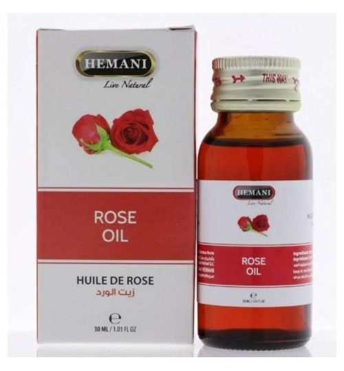 Косметическое масло Розы Хемани / Hemani Rose Oil , 30 мл. - купить с ...