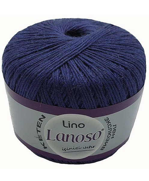 Пряжа Lanoso Lino 993 Ланосо Лино, 50% лён 50% вискоза, 50 г, 175 м, 1 ...