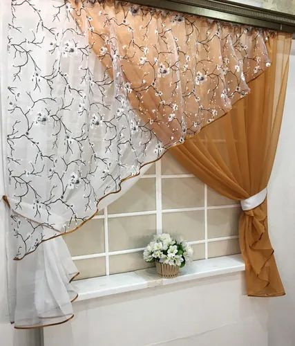 Тюль для кухни София/Сакура, Полиэстер, 170х280 см - купить в интернет ...