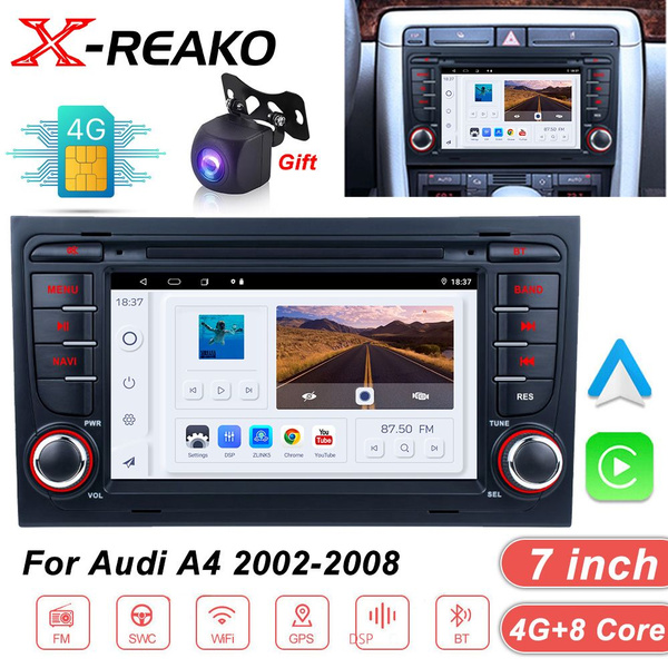 Штатная магнитола для Audi A4/Ауди А4 7 дюймов 4G-SIM DSP Carplay WiFi ...
