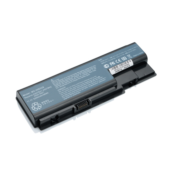 FengWings® 5200mAh Accu AS07B31 AS07B41 AS07B51 AS07B61 voor Acer Aspire 5220 5230 5710 5715 5910 5920 5935 7220 7520 7710 7720 7730 8730 8920 Packard Bell EasyNote LJ61 LJ63 LJ65 LJ67 LJ71 LJ73 LJ75