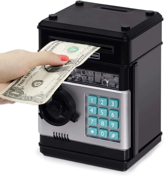 Копилка для монет Cash Coin Can ATM Bank Электронная монетная копилка ...