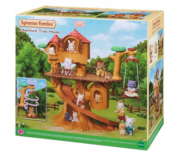 Игровой набор Sylvanian Families - Adventure Tree House - Домик на ...