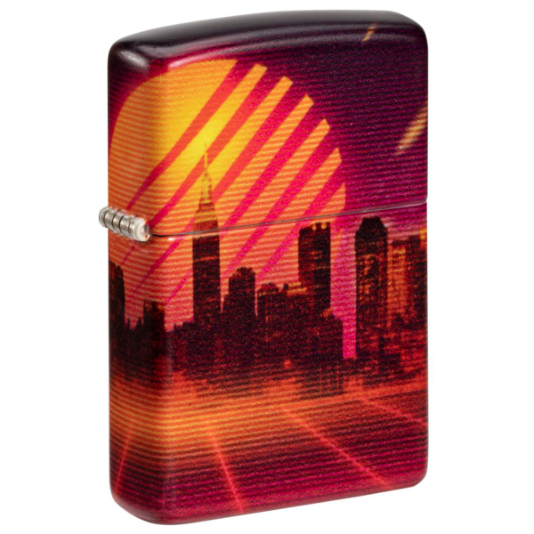 Зажигалка бензиновая ZIPPO Cyber City 48505 - купить с доставкой по ...