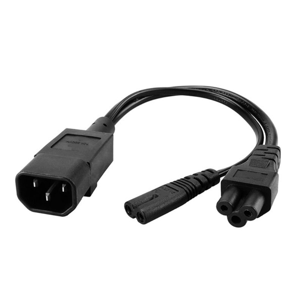 3-контактный разъем IEC320-C14 папа к IEC320-C7 + C5 мама адаптеры шнур ...