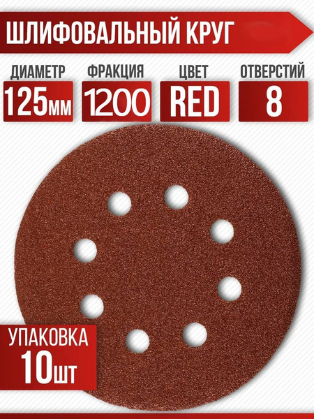 Круг шлифовальный 125; P1200 - купить с доставкой по выгодным ценам в ...