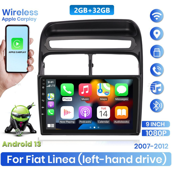 Магнитола 2/32 Гб Android 12 для Fiat Linea(left-hand drive ...