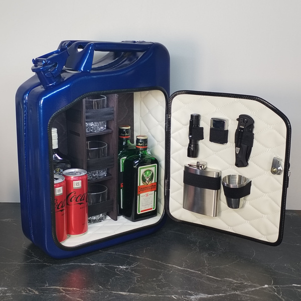 Декоративный бар канистра СИН ПРО, материал Железо, Дерево - купить по ...