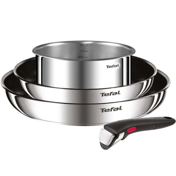 Набор посуды со съемной ручкой Tefal Ingenio Cook Eat, 4 предмета ...