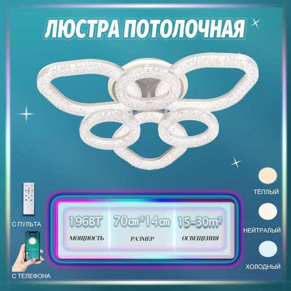 Потолочный светильник/154ВТ/люстра потолочная на кухню - купить с ...
