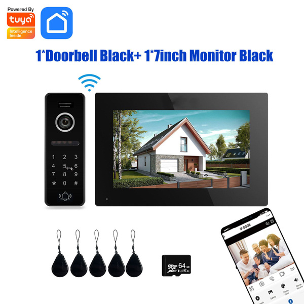 Характеристики Tuya Wi-Fi визуальный домофон, 7" 10"сенсорный экран ...