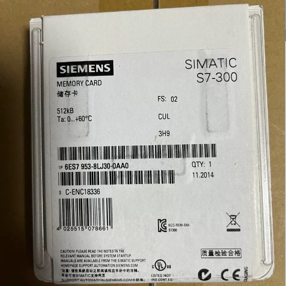 6ES7953-8LJ30-0AA0 SIMATIC S7, микрокарта памяти для S7 - 300 / C7 / ET ...