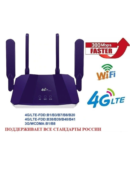 Точка доступа TIANJIE Wifi РОУТЕР 4g + СИМ КАРТА В ПОДАРОК! РОУТЕР ...