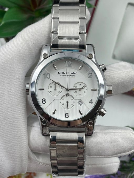 Мужские наручные часы Montblanc с металлическим ремешком в подарочной ...