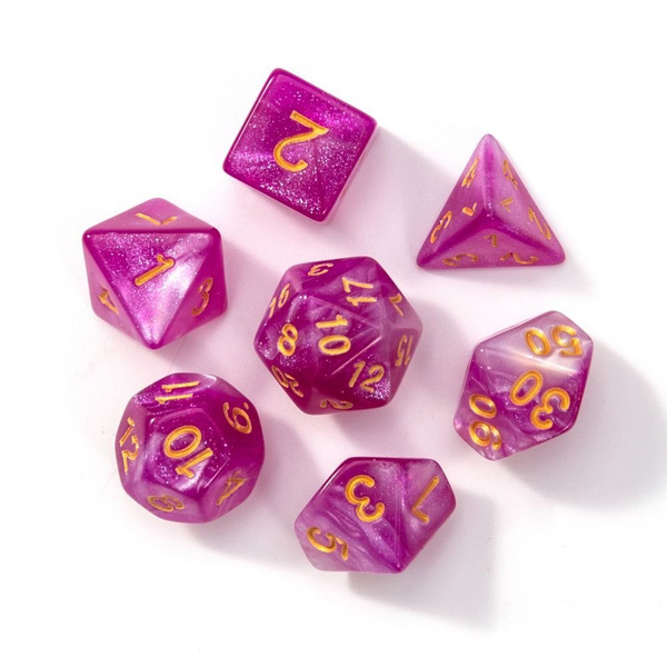 7Pcs/set DND кости - купить с доставкой по выгодным ценам в интернет ...