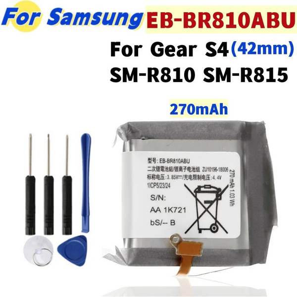 EB-BR810ABU Сменный аккумулятор для Samsung Gear S4 SM-R810 R810 R815 ...