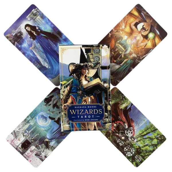 карты Таро Волшебники/Wizards Tarot,78 шт,Гадальные карты - купить с ...