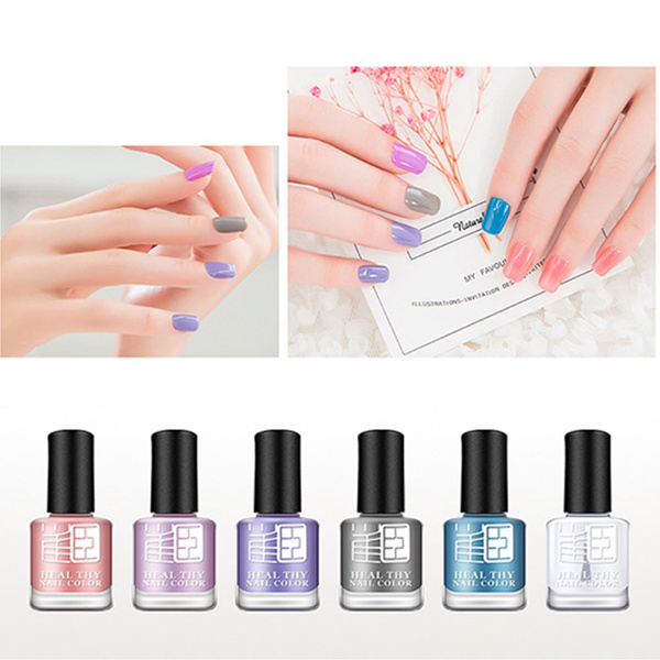 Набор лаков для ногтей, 6 шт., быстросохнущий, отслаивающийся ...