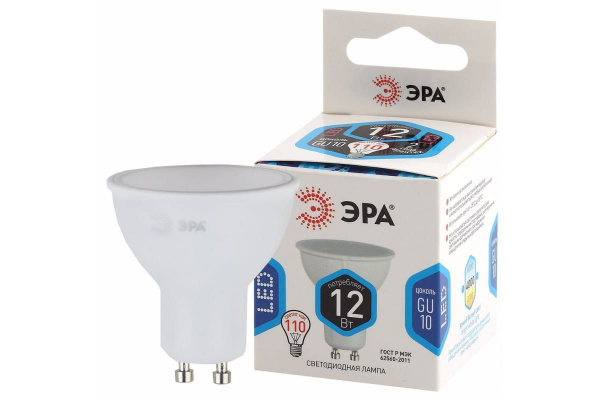 Cветодиодная лампа ЭРА LED MR16-12W-840-GU10 софиты, 12Вт, GU10 ...