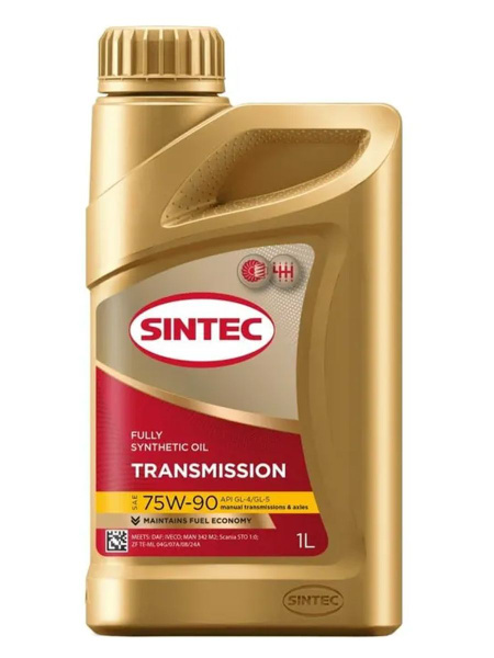 Масло трансмиссионное SINTEC Transmission 75W-90 GL-4/GL-5 ...